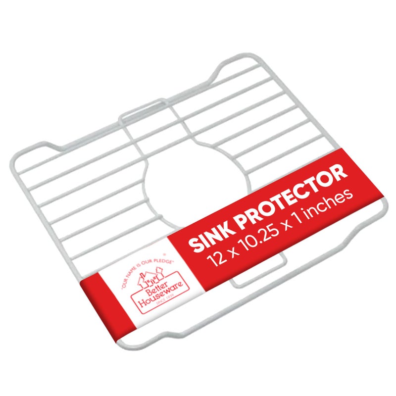 Better Houseware Small White Sink Protector - Image 1